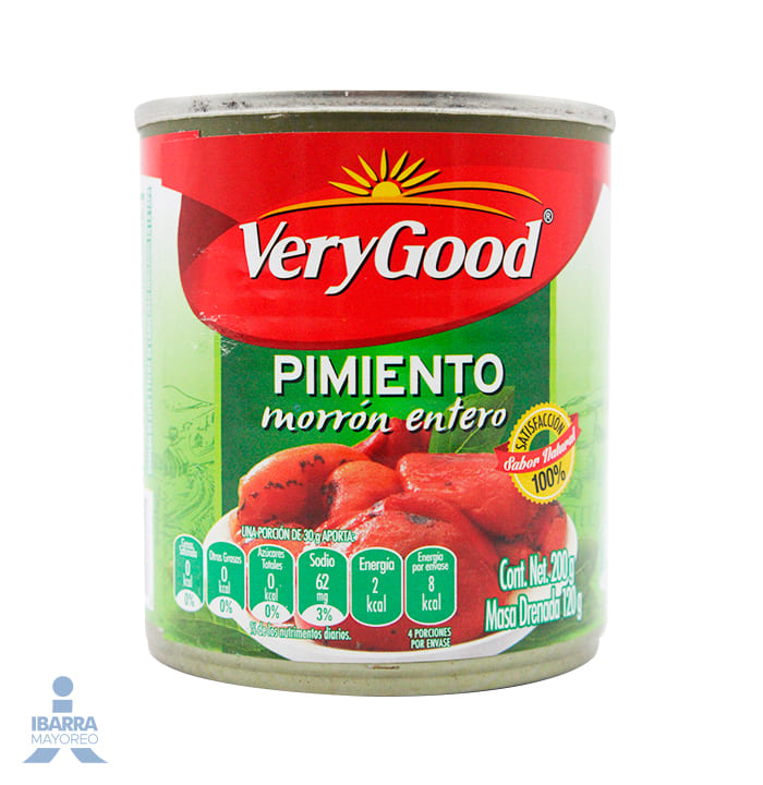 Pimiento Morrón Entero Very Good 220 g