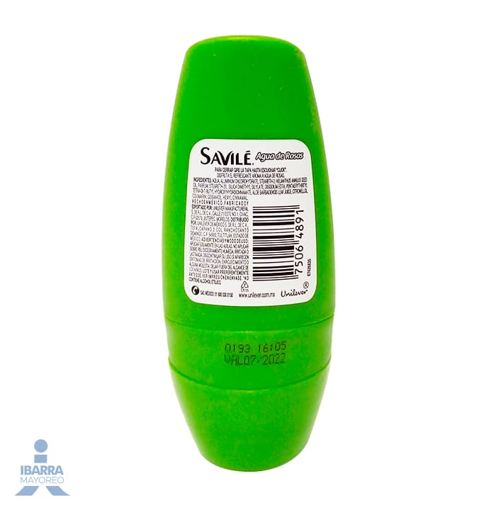Desodorante Savilé Agua de Rosas Roll On 45 ml