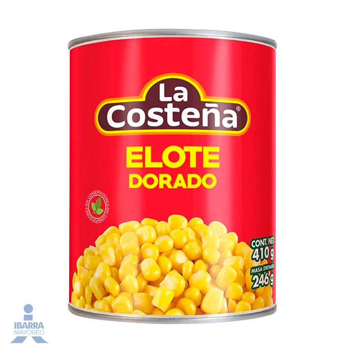 Elote Dorado en Grano La Costeña 410 g