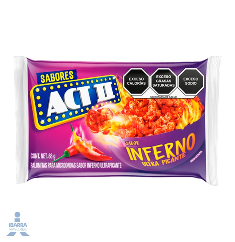 Palomitas ACT II Infierno 88 g