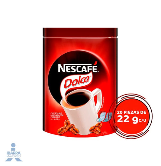 Café soluble Nescafé Dolca 22 g