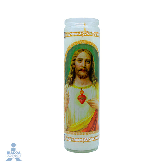 Veladora Luz Eterna Fama Sagrado Corazón