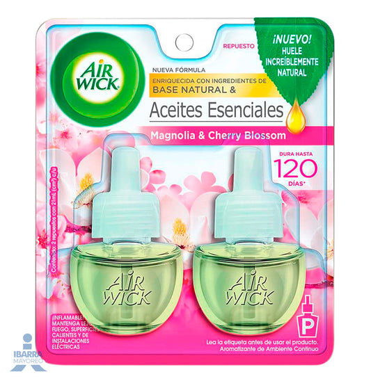 Aromatizante Air Wick Magnolia Cherry Repuesto 2/21 ml