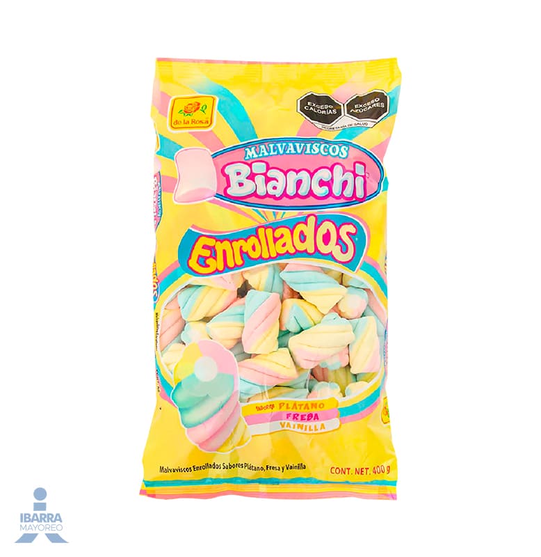 Malvavisco de la Rosa Bianchi Enrollados 400 g