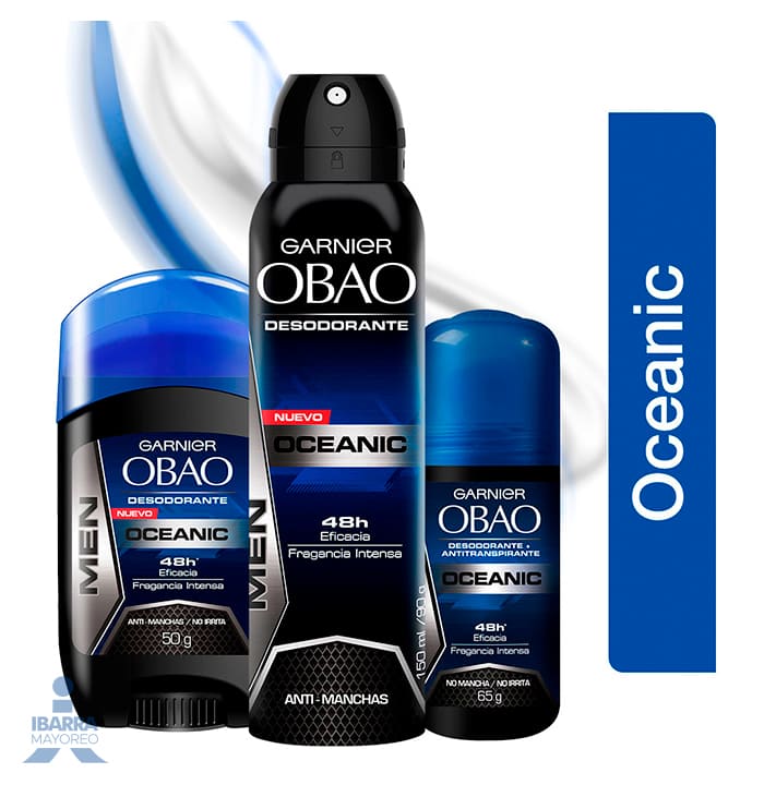 Desodorante Obao Hombre Oceanic Roll On 65 g