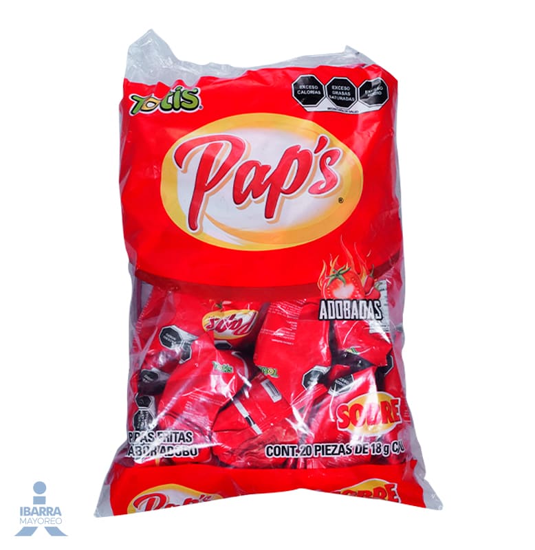 Totis Paps Adobadas 20 pzas.