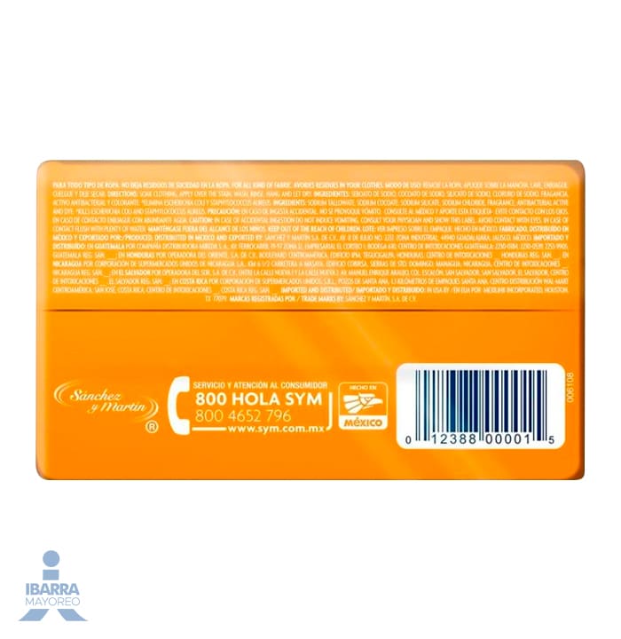 Jabón Lirio Amarillo con Envoltura 400 g