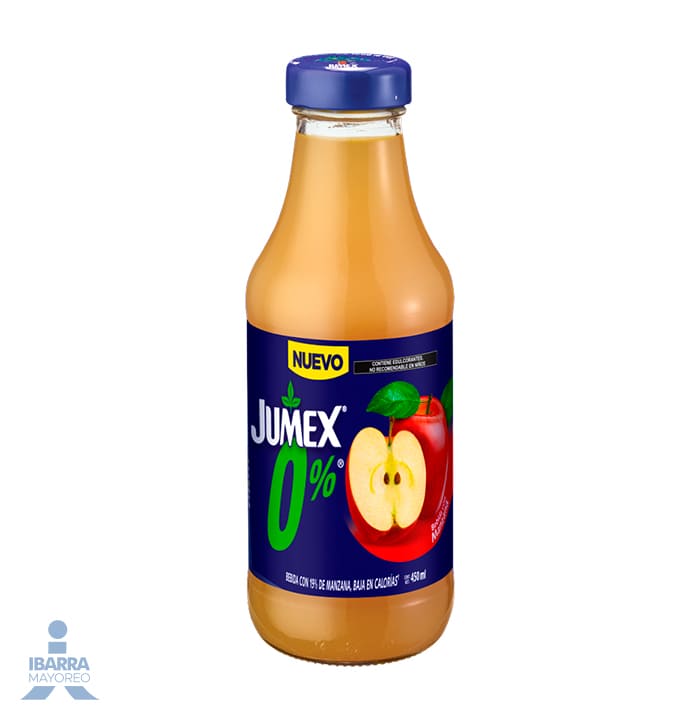 Bebida Jumex Manzana 0% Botella 413 ml