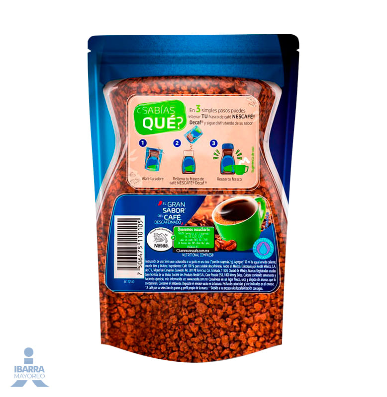 Café Nescafé Decaf Doy Pack 80 g