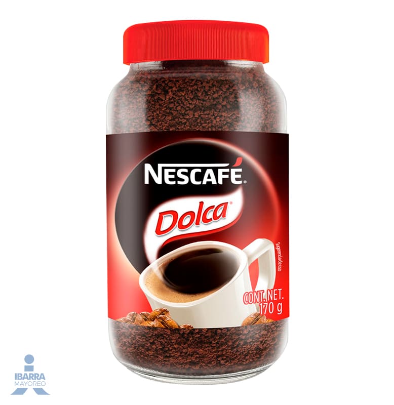 Café Soluble Nescafé Dolca con Caramelo Frasco 170 g