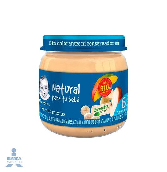 Gerber Colado Frutas Mixtas Etapa 2 100 g