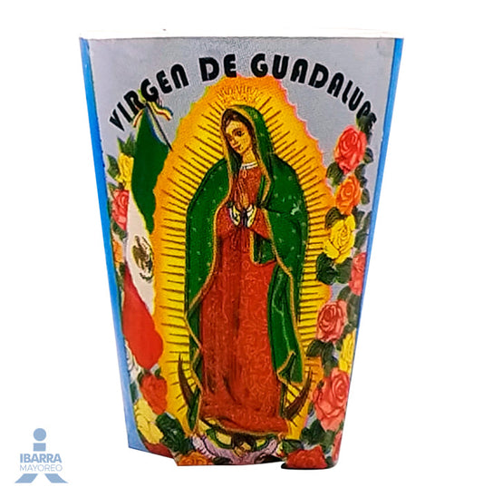 Veladora Mística Virgen de Guadalupe Grande Repuesto