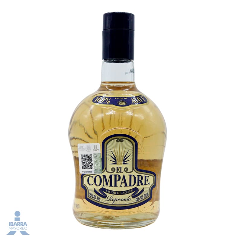 Destilado de Agave El Compadre Reposado 750 ml