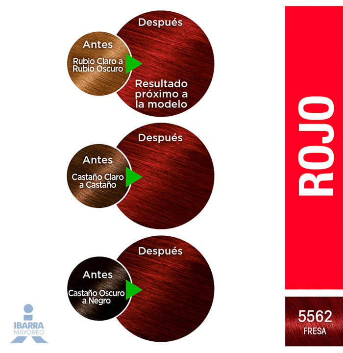 Tinte Nutrisse Fresa No. 5562
