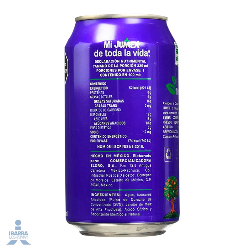 Bebida Jumex Durazno Lata 335 ml
