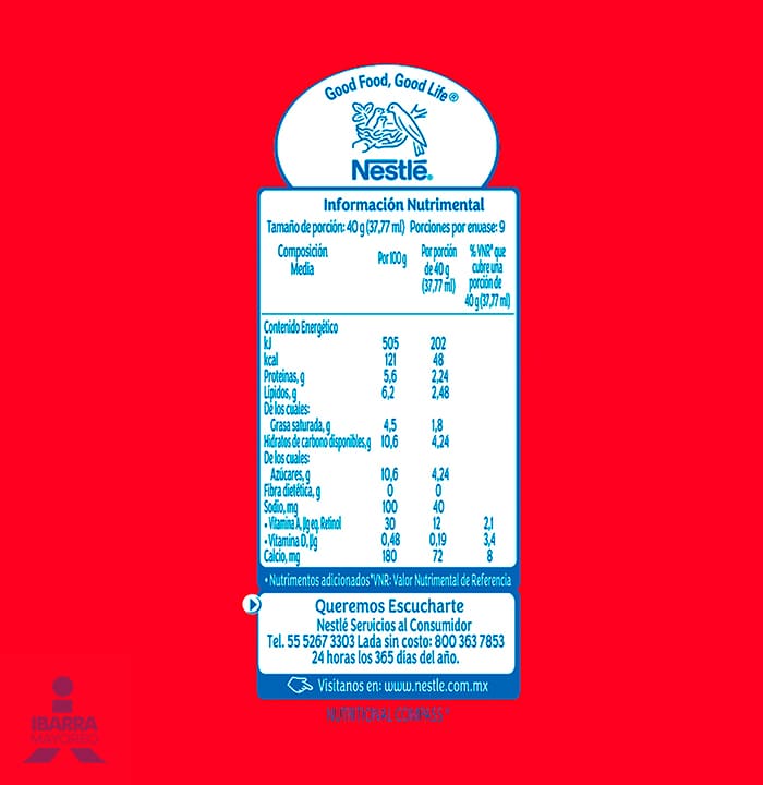Leche Evaporada Nestlé Carnation Clavel Original lata 360 g