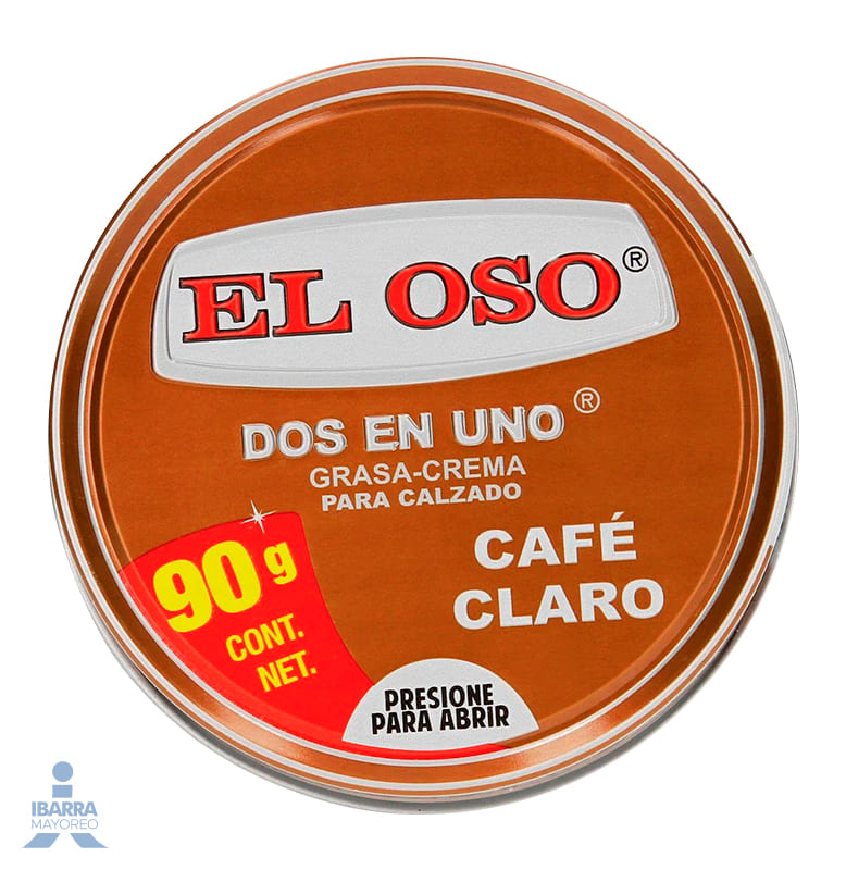 Grasa El Oso 2 en 1 Café 90 g