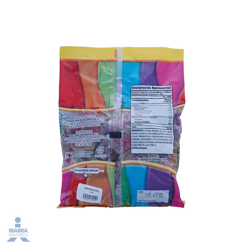 Goma Mr. Gummie Frutas Salvajes 1 kg