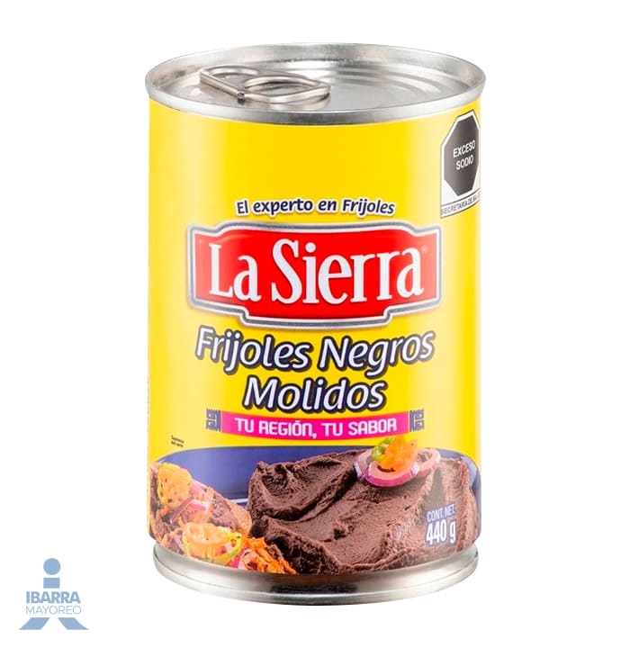 Frijol Negro Molido La Sierra 440 g