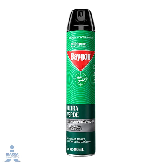 Insecticida Baygon Ultra Verde Aerosol 400 ml