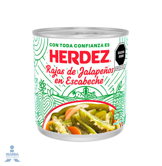 Chiles Jalapeños Rajas Herdez 220 g
