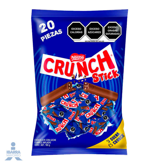 Chocolate Crunch Stick con 20 piezas de 9 g c/u