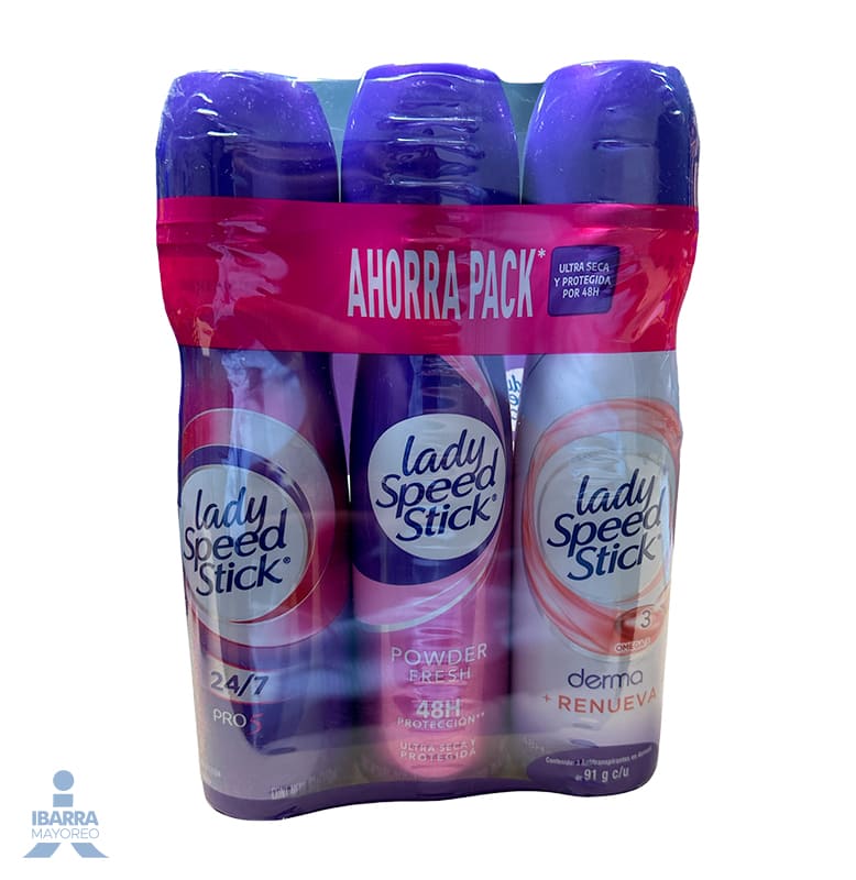 Desodorante Lady Speed Stick Aerosol 3 de 91 g