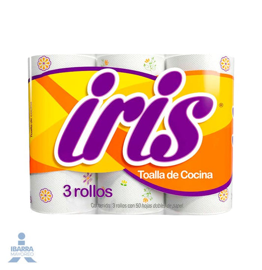 Servitoalla Iris 3 rollos