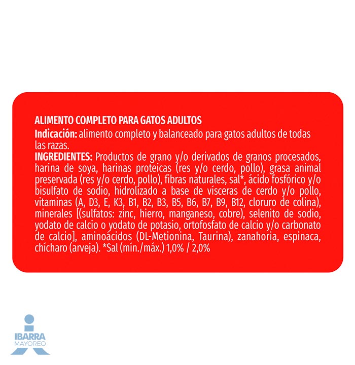 Gatina alimento seco para gatos sabor pollo a la jardinera 1.3 kg