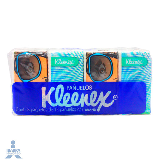 Pañuelo Kleenex Sella-Pack de Bolsillo 8 pzas.