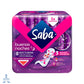 Toalla Sanitaria Saba Buenas Noches con alas 8 pzas. 