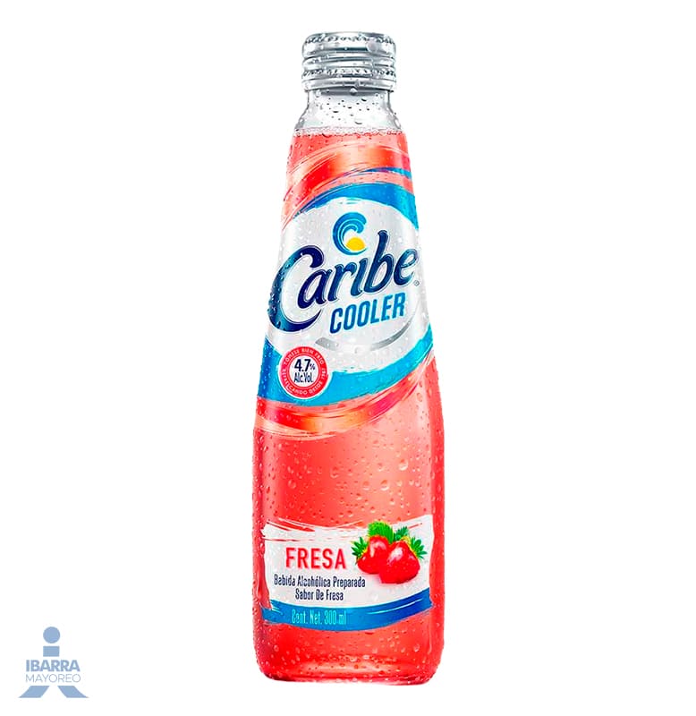 Bebida Caribe Cooler Sabor Fresa 300 ml