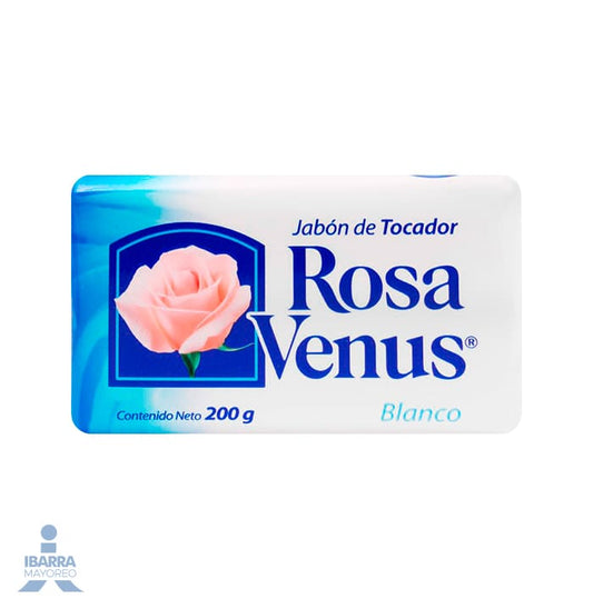 Jabón de tocador Rosa Venus Blanco 200 g