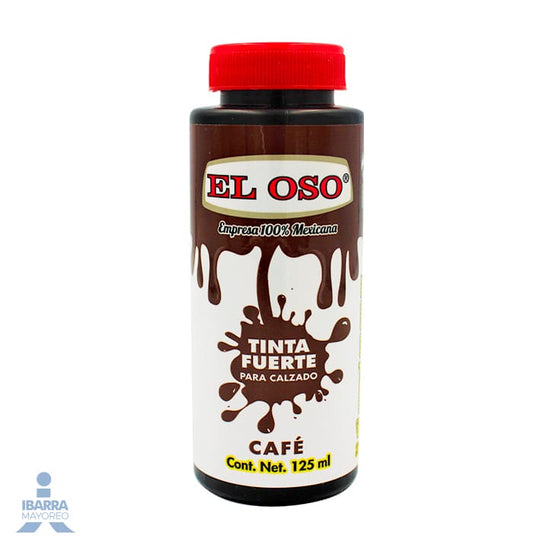 Tinta Fuerte El Oso Café 125 ml
