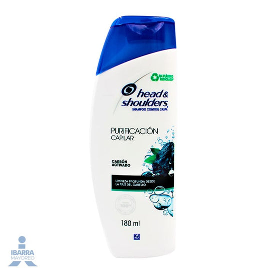 Shampoo Head & Shoulders Purificación Capilar 180 ml