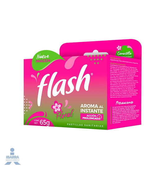 Pastilla Sanitaria Flash Floral 65 g