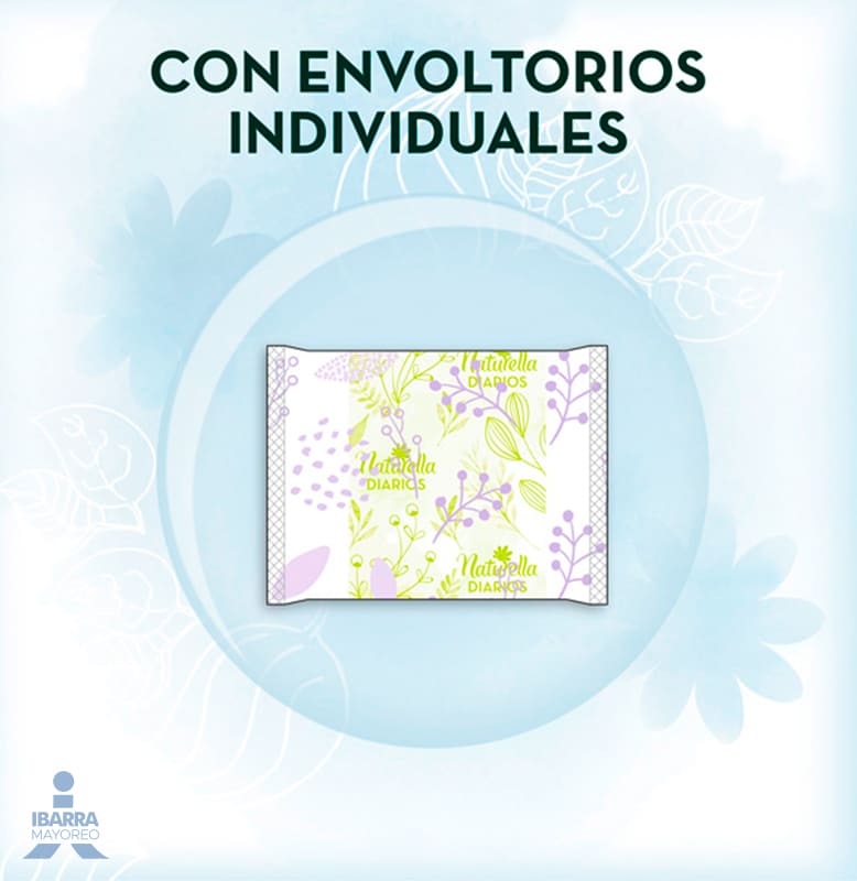 Toalla Panty Protector Naturella Sin Aroma 40 pzas.
