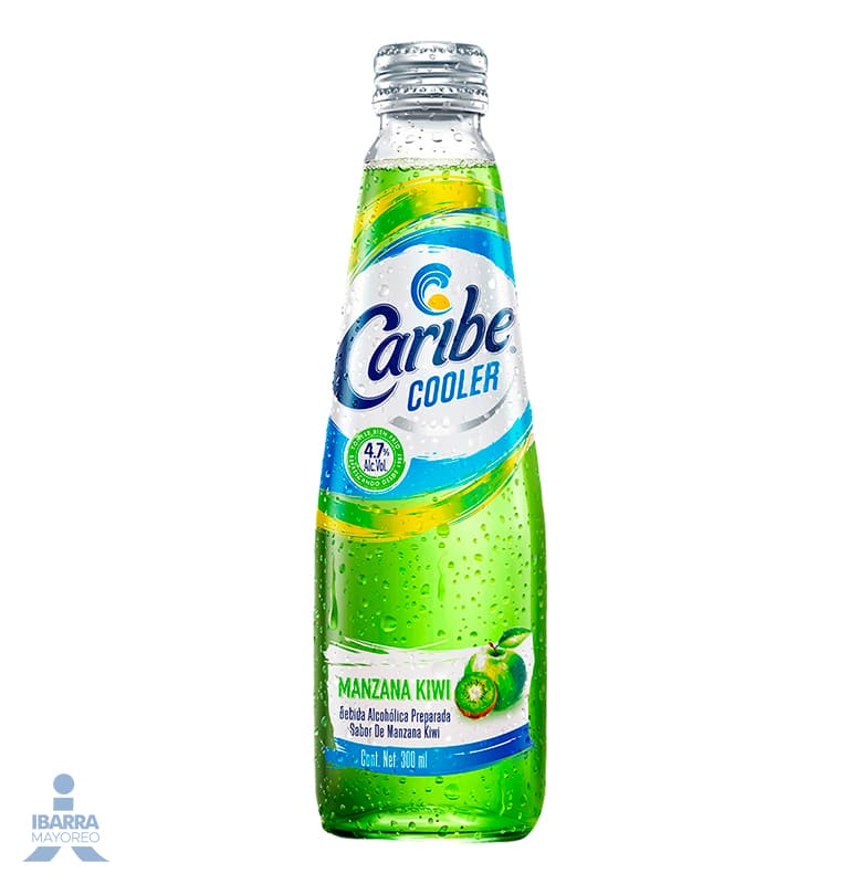 Bebida Caribe Cooler Manzana Verde/Kiwi 300 ml