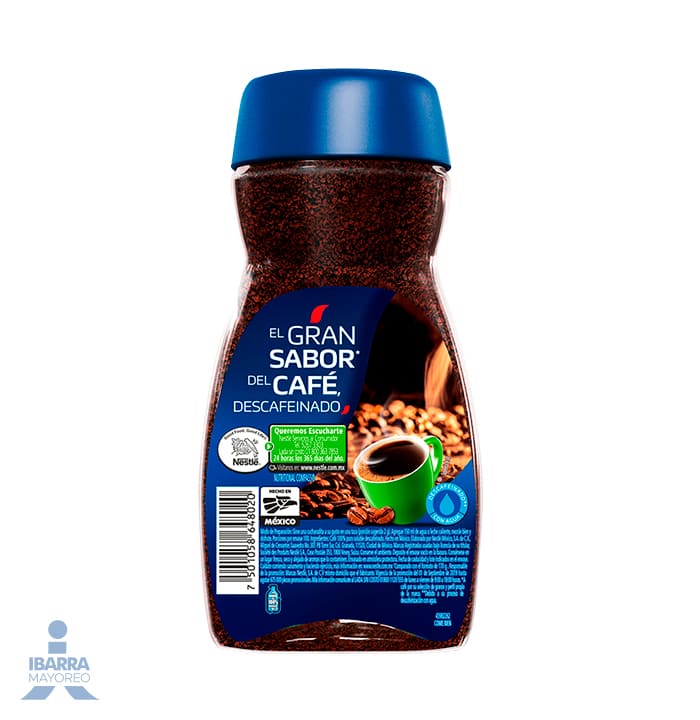 Café Nescafé Decaf 170 g GRATIS 17%