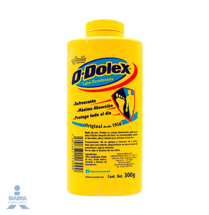 Talco Odolex Amarillo 300 g