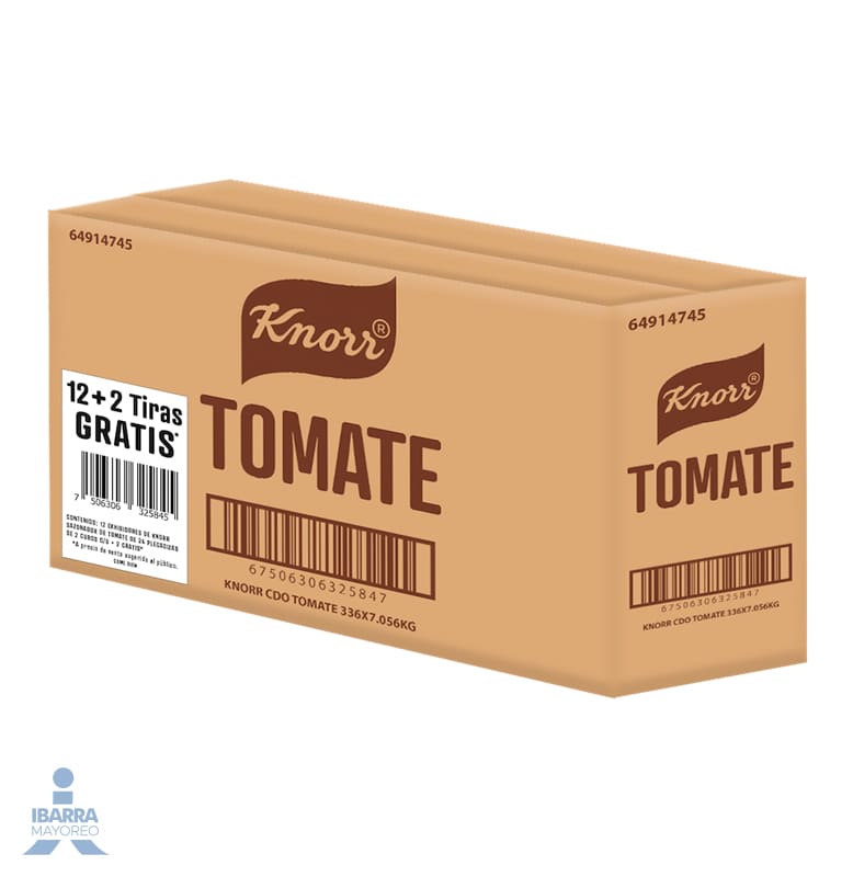 Knorr Tomate 12/24 pzas. Oferta 2 Tiras