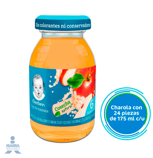 Jugo Gerber Cosecha Natural Etapa 2 Manzana 175 ml