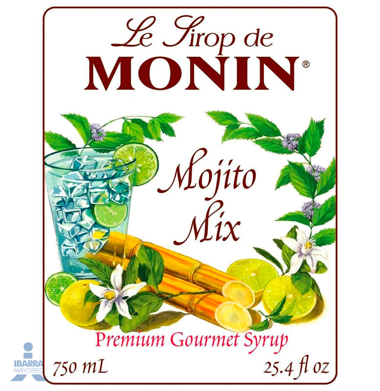 Saborizante Monin Mojito Mix 750 ml