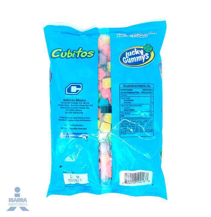 Gomitas Lucky Gummys Cubitos 1 kg