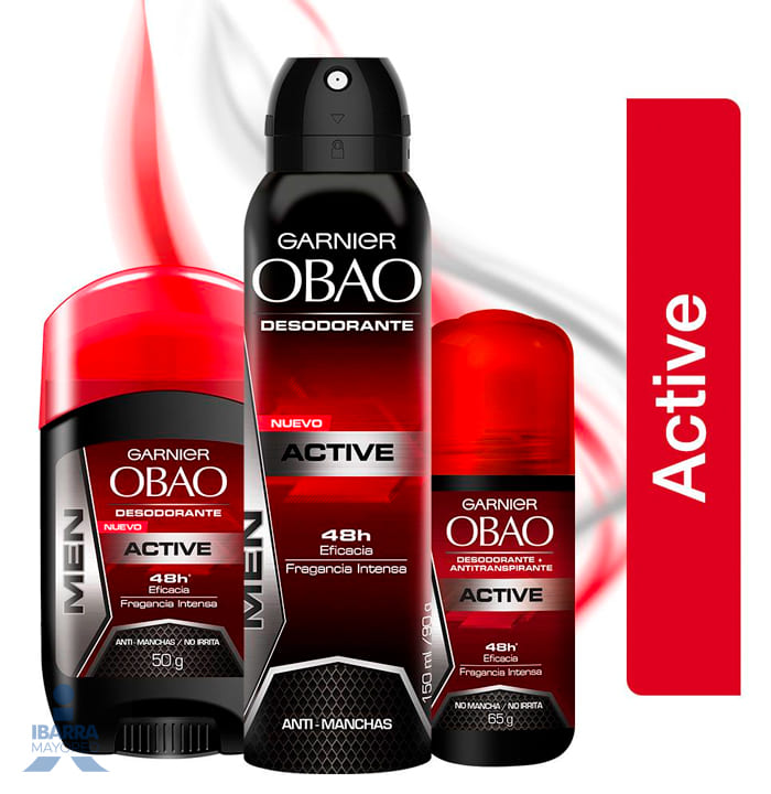 Desodorante Obao Hombre Active Roll On 65 g