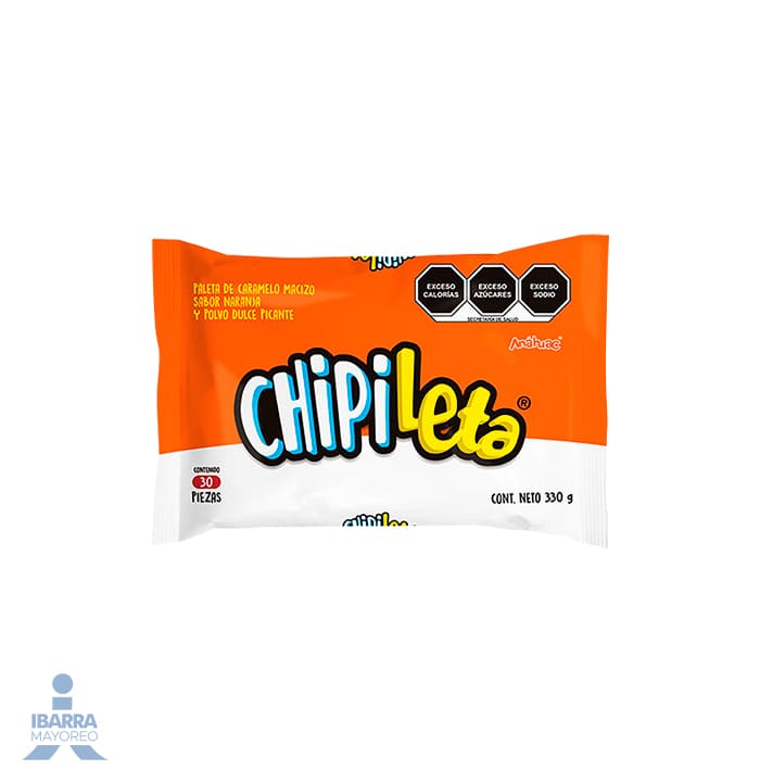 Paleta Anáhuac Chipileta Naranja 30 pzas