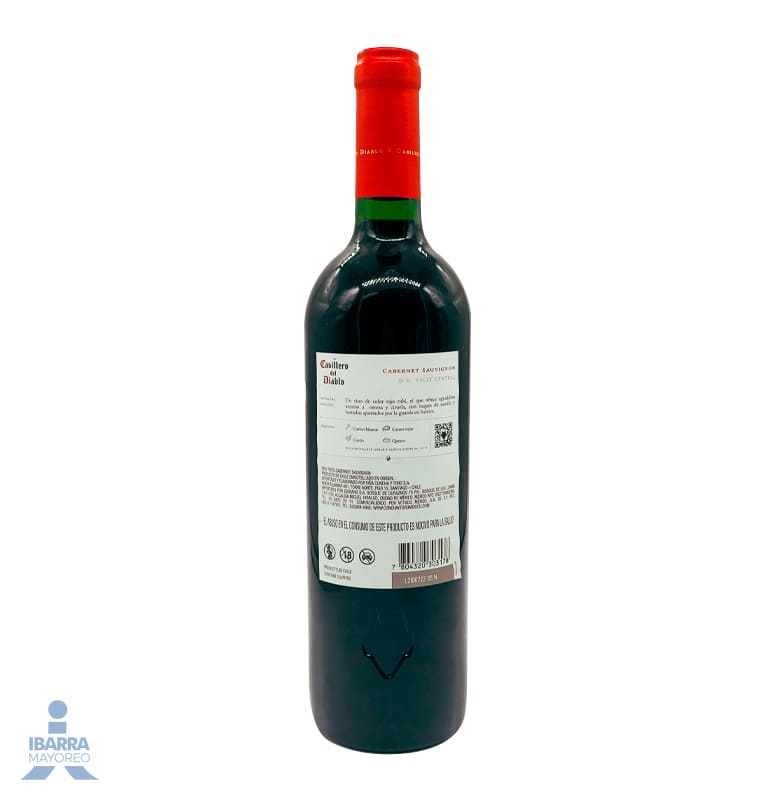 Vino Tinto Casillero Del Diablo Sauvignon 750 ml