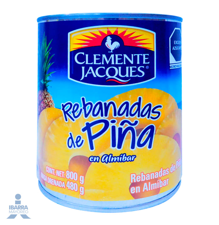 Piña Clemente Jacques Rebanada 800 g