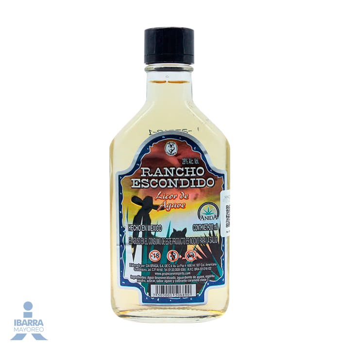 Licor de Agave Rancho Escondido 200 ml
