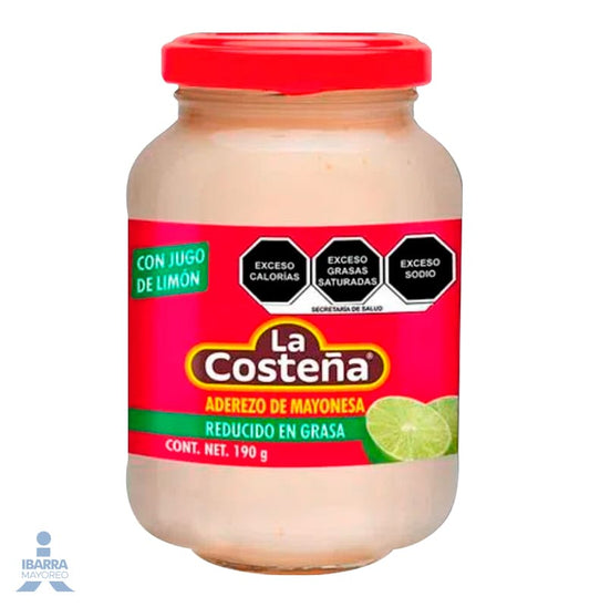 Mayonesa Aderezo La Costeña con Limón 190 g